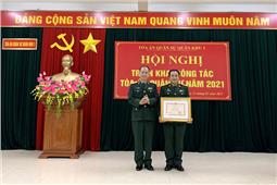 Triển khai công tác Tòa án quân sự năm 2021